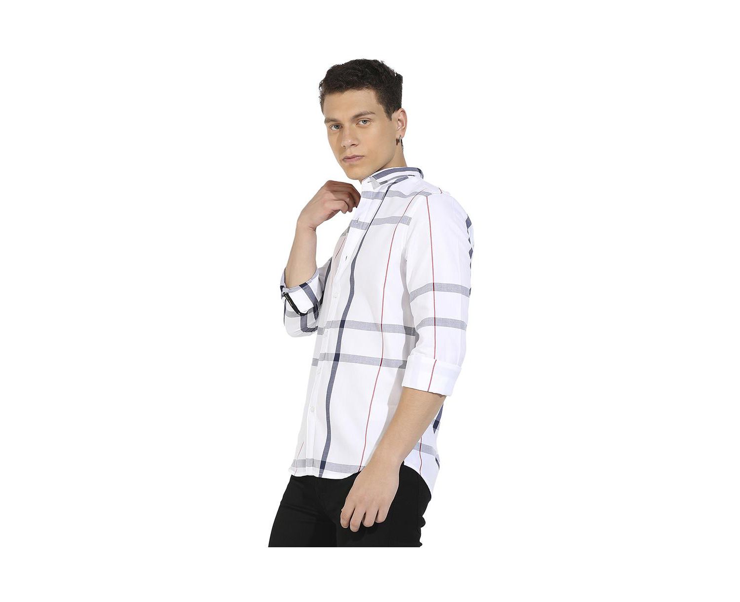 Men's Tartan Plaid Button Up Shirt