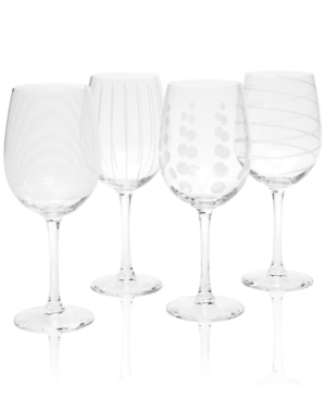 Mikasa Glassware, Set of 4 Cheers White Wine Glasses