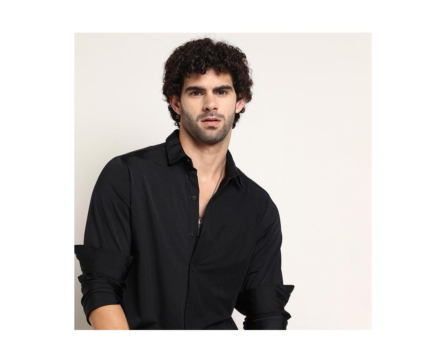 Men's Onyx Black Everyday Solid Shirt