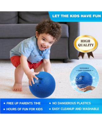 Playground Balls, Kickball, Bouncy Dodge Ball, Handball for Indoor and Outdoor(Rainbow-4 Pack, 8.5-inch)