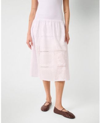 Women's Ribbed Cotton Midi Dress