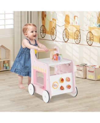 Kids 2-in-1 Walker with Storage and Ice Creams for 1+ Years Old
