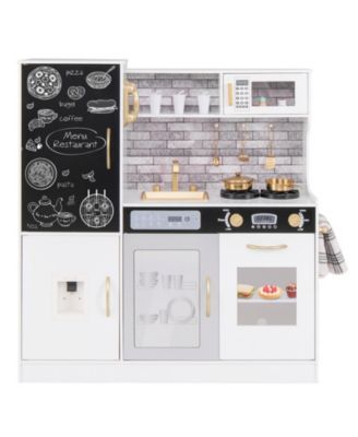 Pretend Play Kitchen with Utensils for Kids Aged 3+