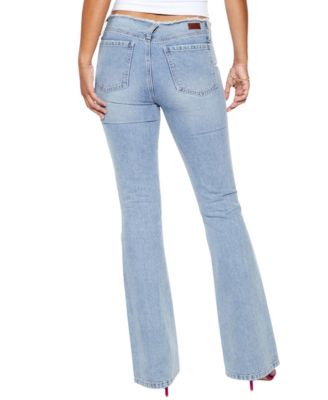 Women's Y2K Cutoff Waist Bootcut Jeans