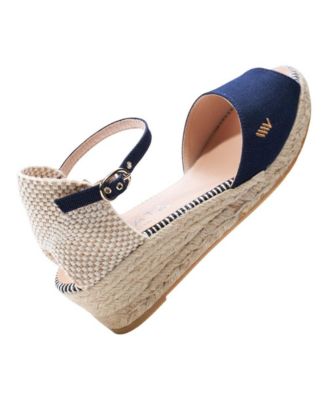 Cavall Canvas Espadrille Sandal Wedges