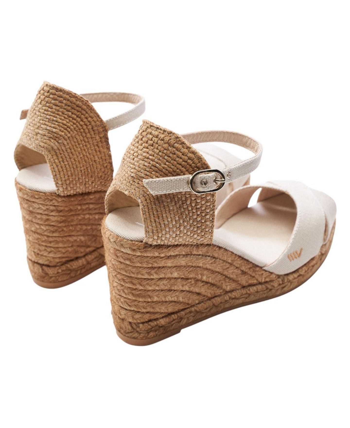 Женские сандалии VISCATA Aiguablava Canvas Espadrille Sandal, цвет: Бежевый — фото 2