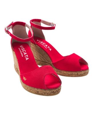 Aiguafreda Limited Edition Canvas Espadrille Sandal Wedges