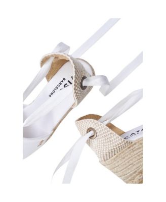 Escala Limited Edition Canvas Espadrille Wedges