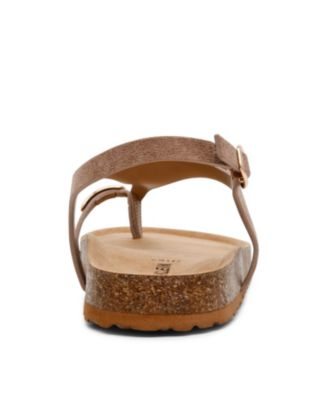 Women's Lola Toe Loop Footbed Flat Sandals