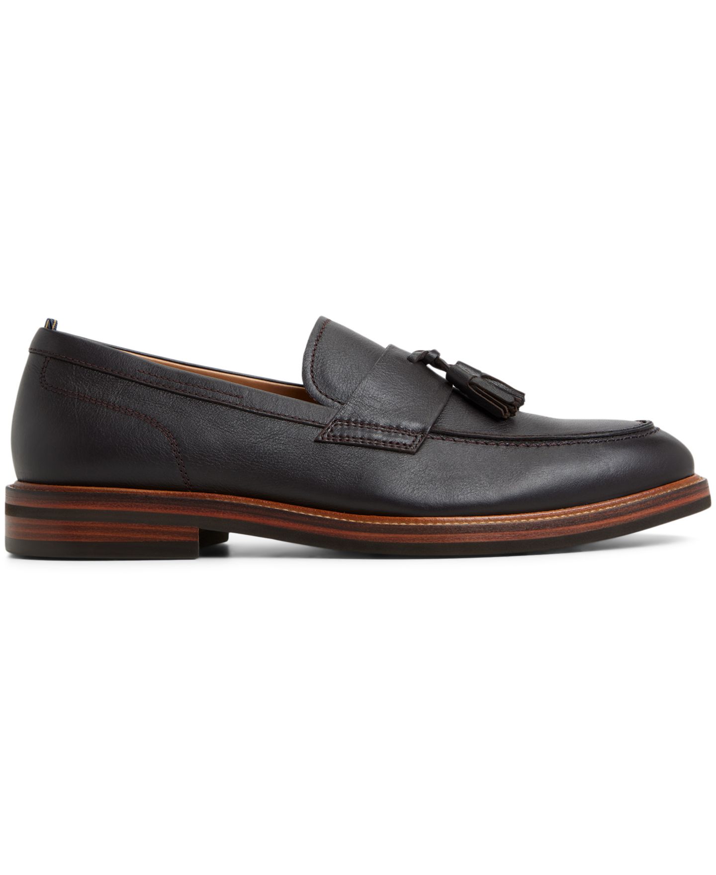 Мужские туфли Brooks Brothers Bellmore Tassel, цвет: Средний коричневый — фото 2