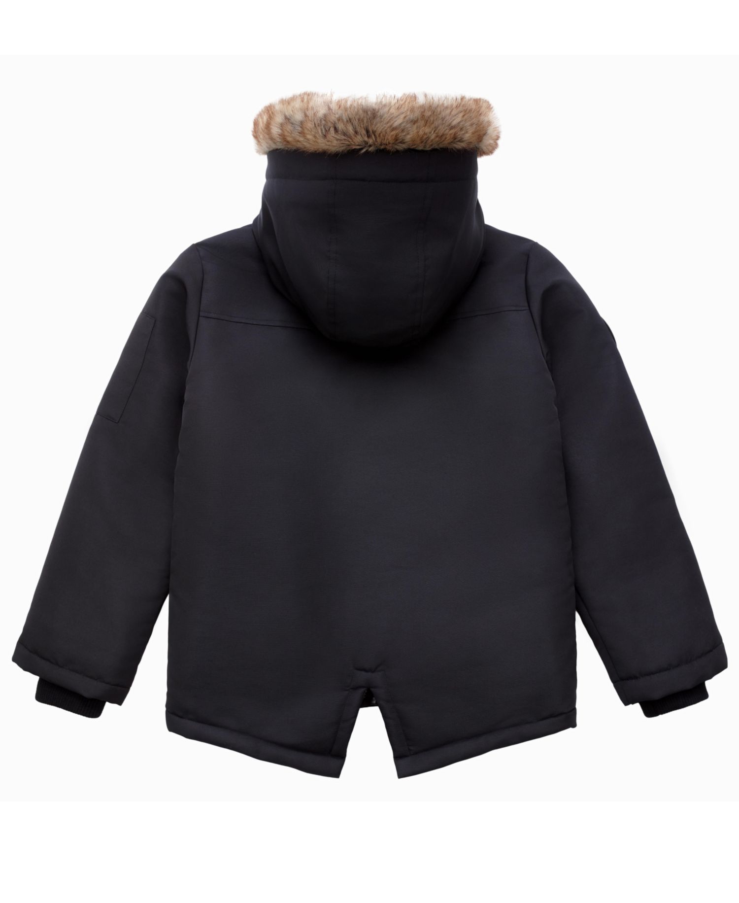 Boys Parka Jacket with Lined Hood