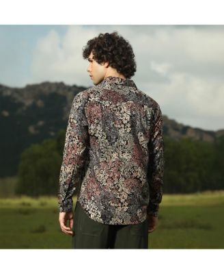 Мужская разноцветная рубашка Regal Foliage от Campus Sutra