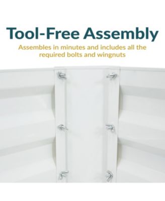 Galvanized Rectangle Raised Garden Bed