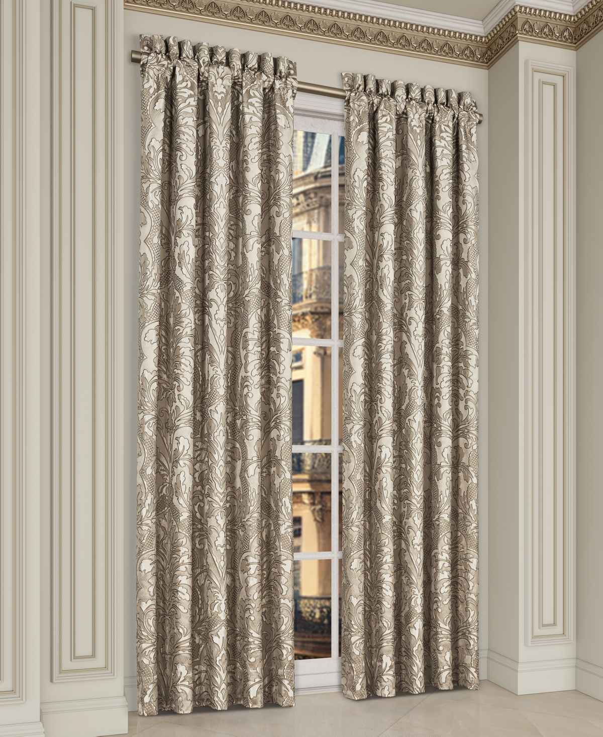 Brunello Window Panel Pair, 50" x 84" - Flax