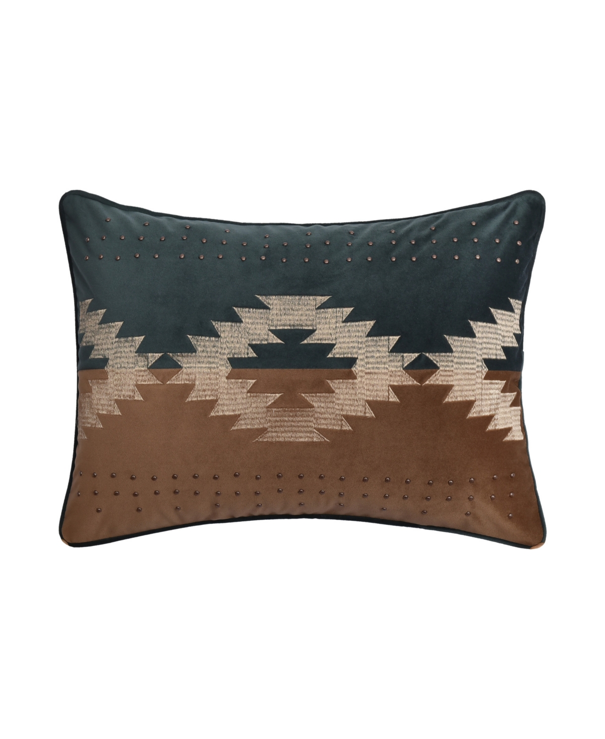 J Queen New York Baja Boudoir Decorative Pillow, 14" X 20" In Brown
