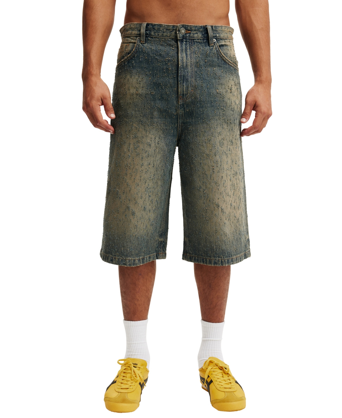 Men's Super Baggy Jort Shorts - Laser blue