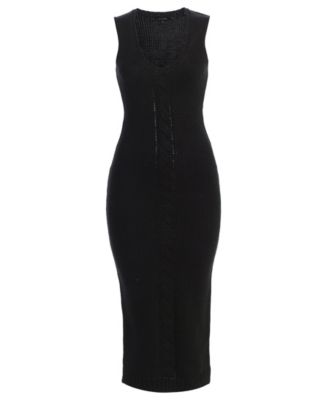 Women's Sleeveless Cable Knit Dress