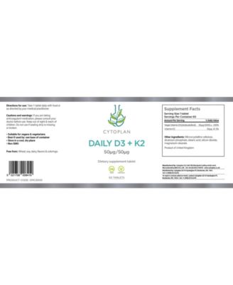 Daily Vitamin D3 & K2 60 (caps) USA