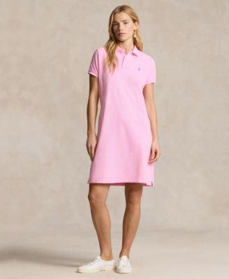 Polo Ralph Lauren Women's Cotton Mesh Polo Dress - Macy's
