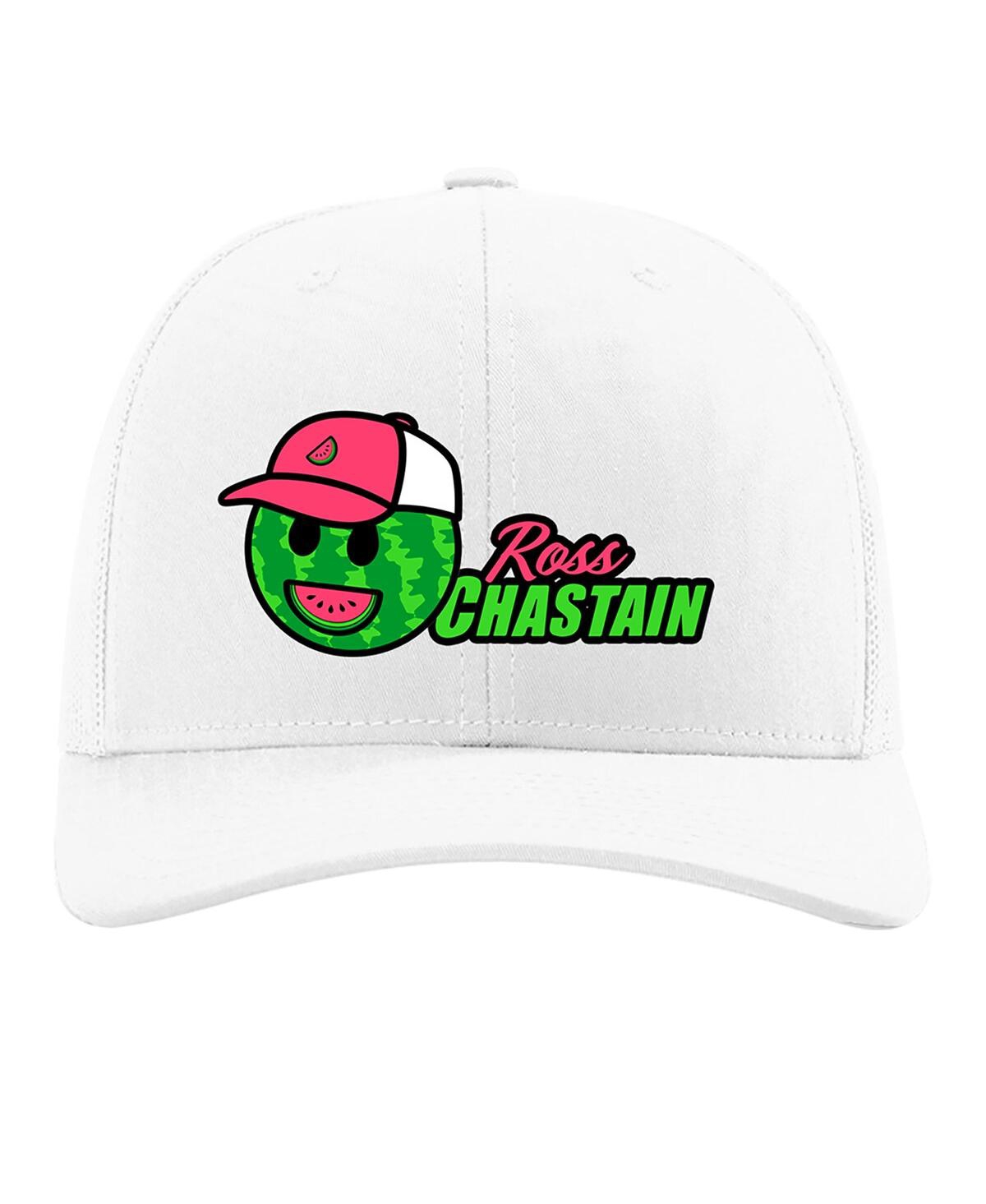 Men's White Ross Chastain Domestic Trucker Adjustable Hat - White