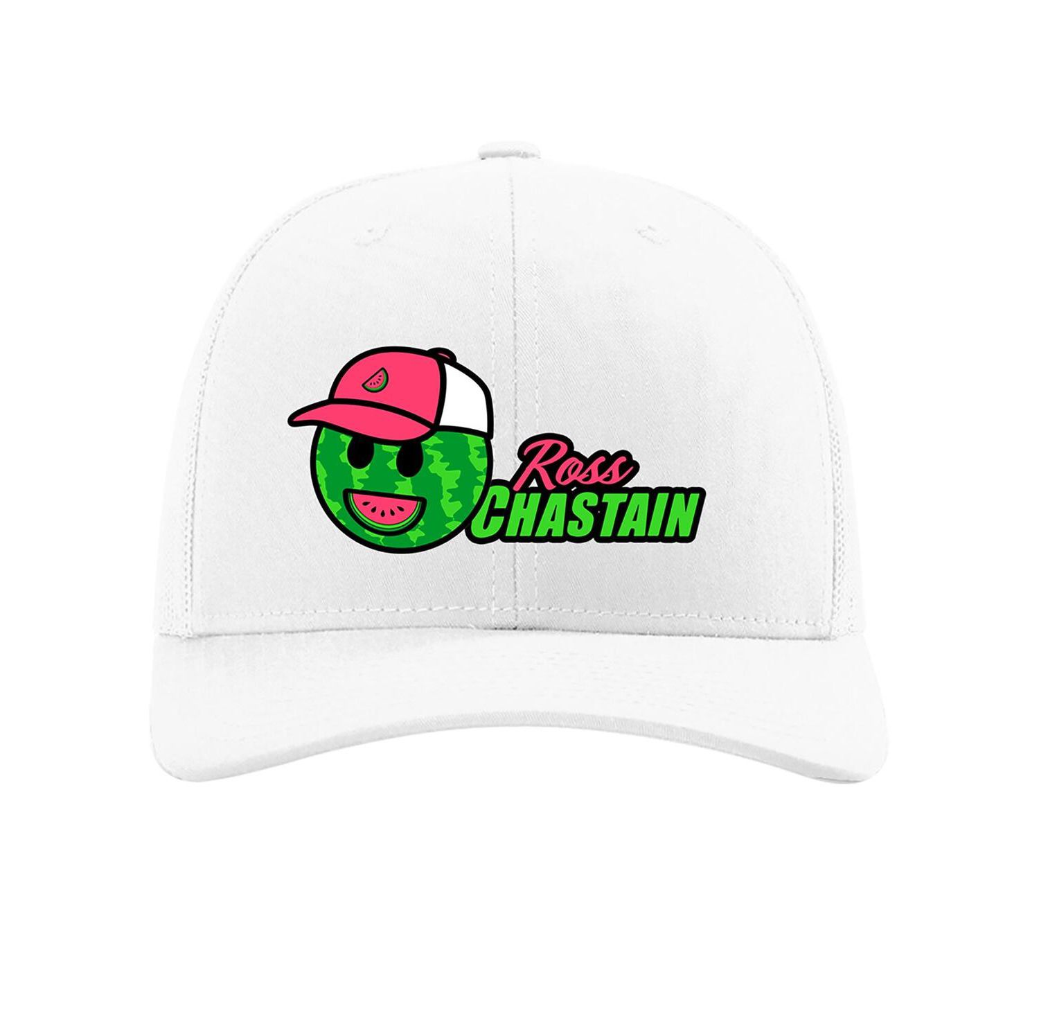 Men's White Ross Chastain Domestic Trucker Adjustable Hat