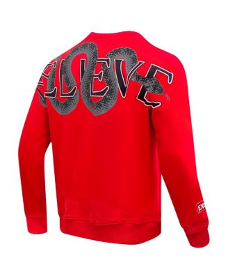 Men's Red The Exorcist We Shall Fear Pullover Sweatshirt