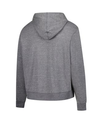 Women's Heather Charcoal Pittsburgh Steelers Vintage Pullover Hoodie