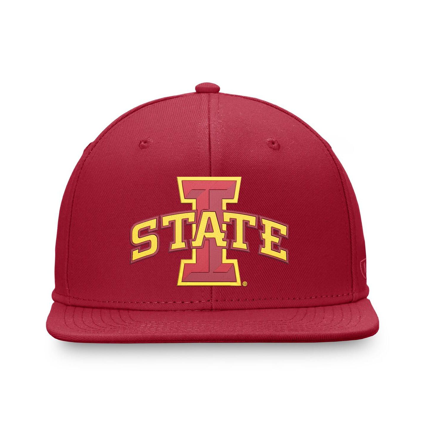 Мужская кепка Top of the World Cardinal Iowa State Cyclones Fundamental Snapback Hat — фото 2