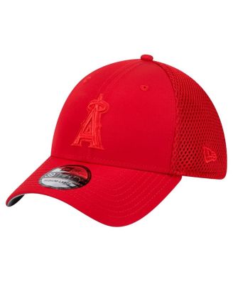 New Era - Men's Red Los Angeles Angels Team Tone 39THIRTY Flex Hat