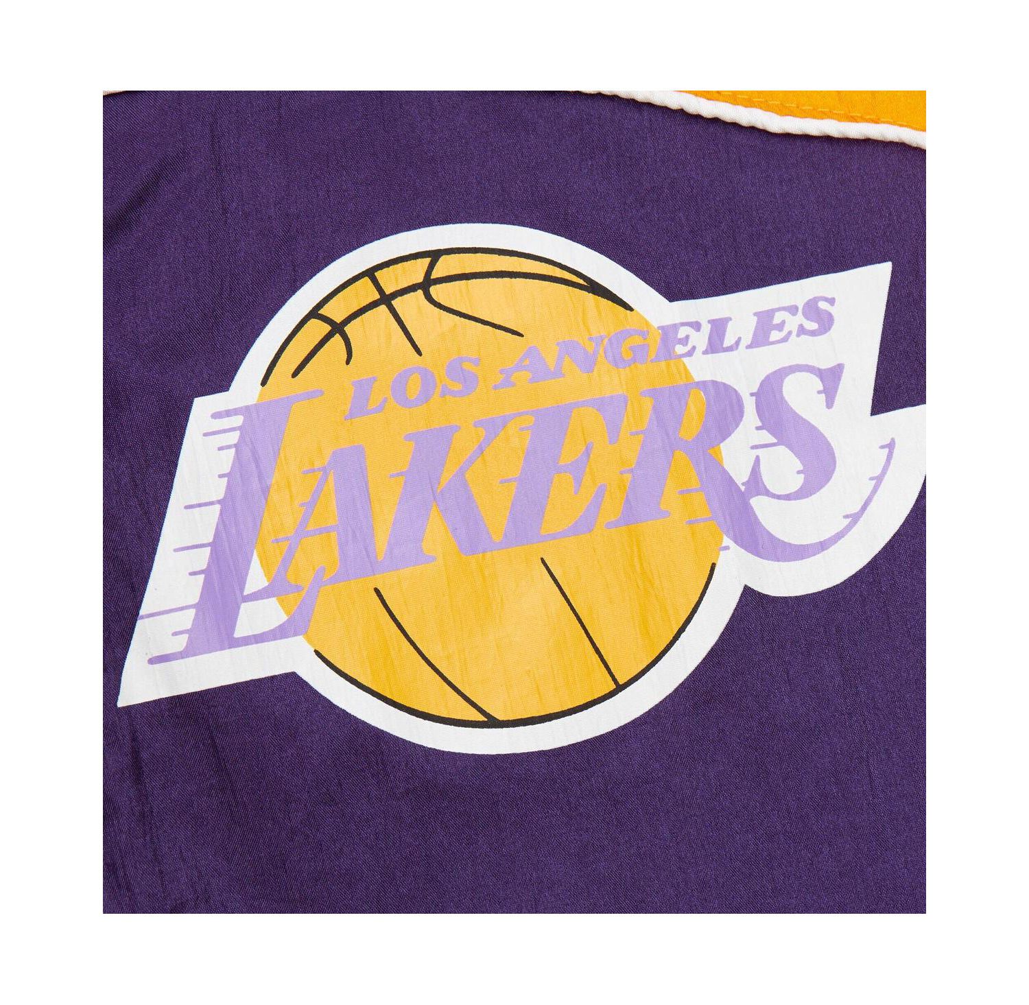 Men's Purple Los Angeles Lakers Hardwood Classics Big Shot Premium Full-Zip Windbreaker Jacket