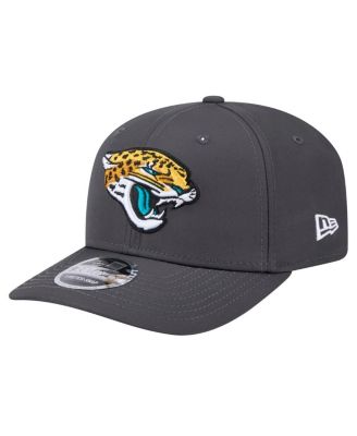 New Era - Men's Graphite Jacksonville Jaguars Main 9SEVENTY Stretch-Snap Hat