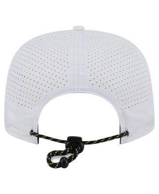 Men's White Pittsburgh Pirates Perforated Golfer Snapback Hat