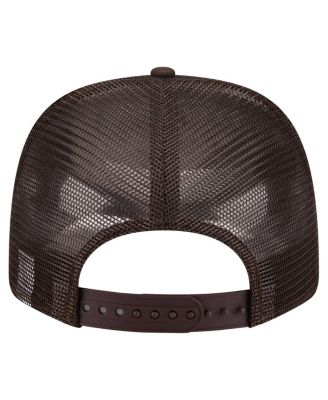 Men's Brown San Diego Padres Flag 9SEVENTY Stretch-Snap Hat