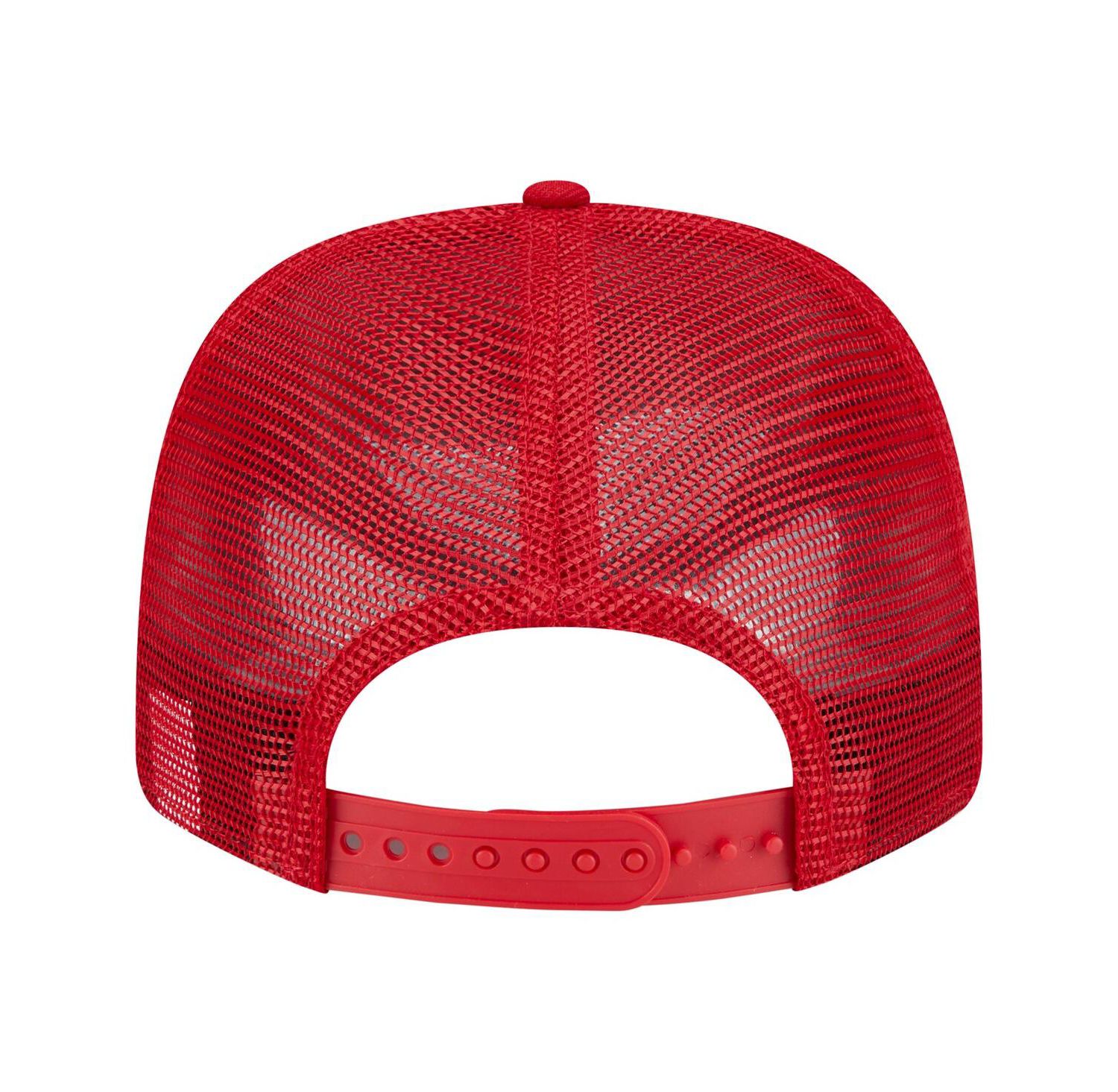 Men's Red Los Angeles Angels Flag 9SEVENTY Stretch-Snap Hat
