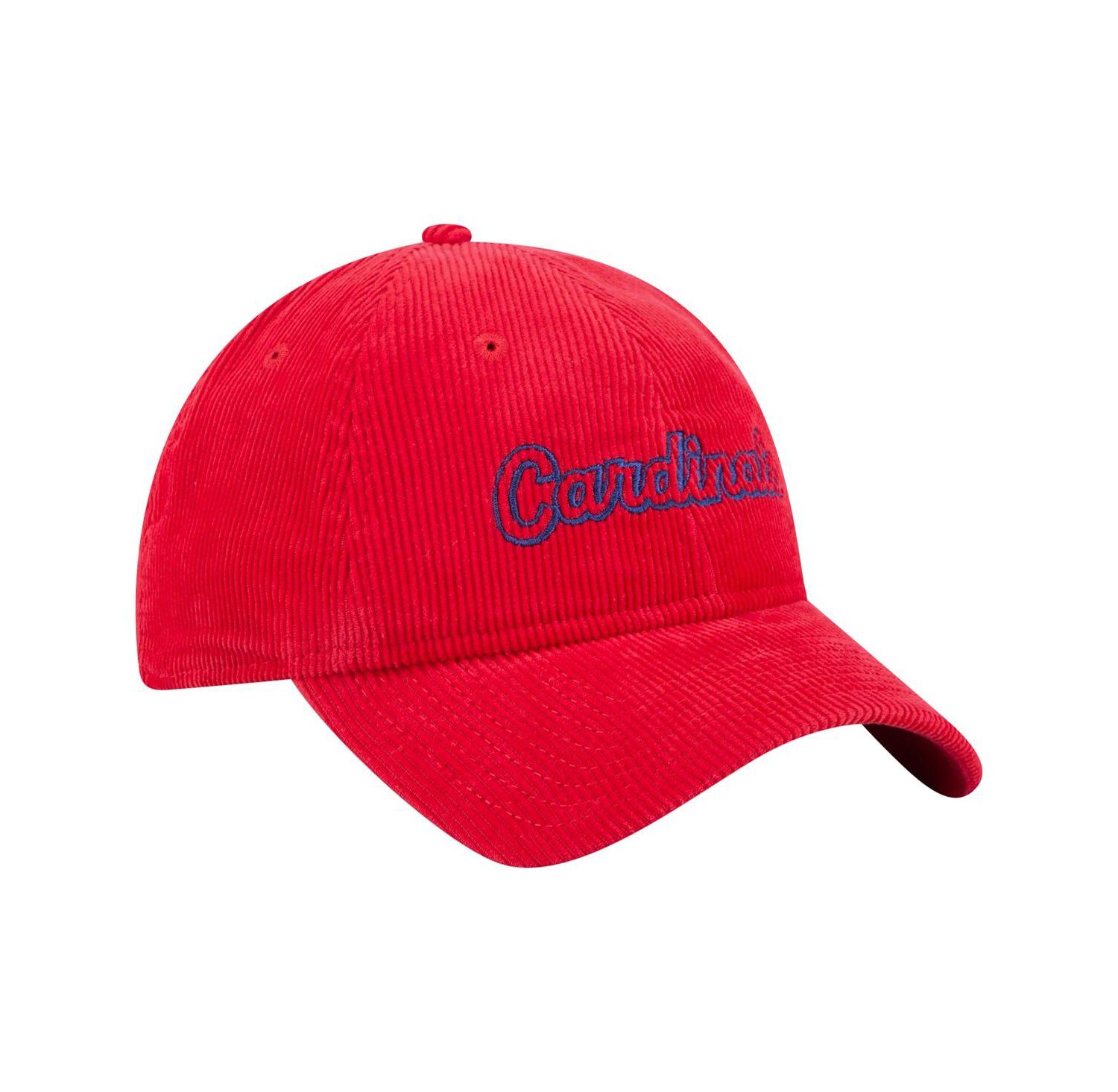 Women's Red St. Louis Cardinals Corduroy 9TWENTY Adjustable Hat