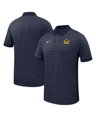 Nike - Men's Navy Cal Bears 2025 Early Season Coaches Sideline Victory Stripe Performance Polo Shirt