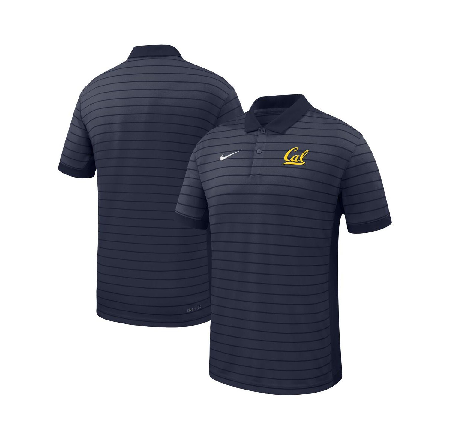 Men's Navy Cal Bears 2025 Early Season Coaches Sideline Victory Stripe Performance Polo Shirt