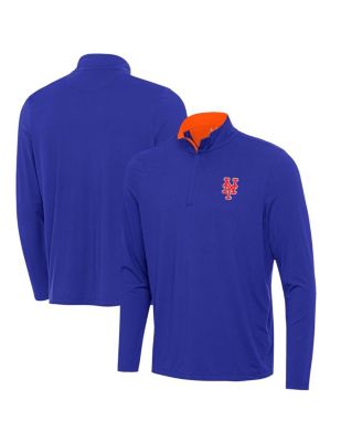 Antigua - Men's Royal New York Mets Content Quarter-Zip Sweatshirt