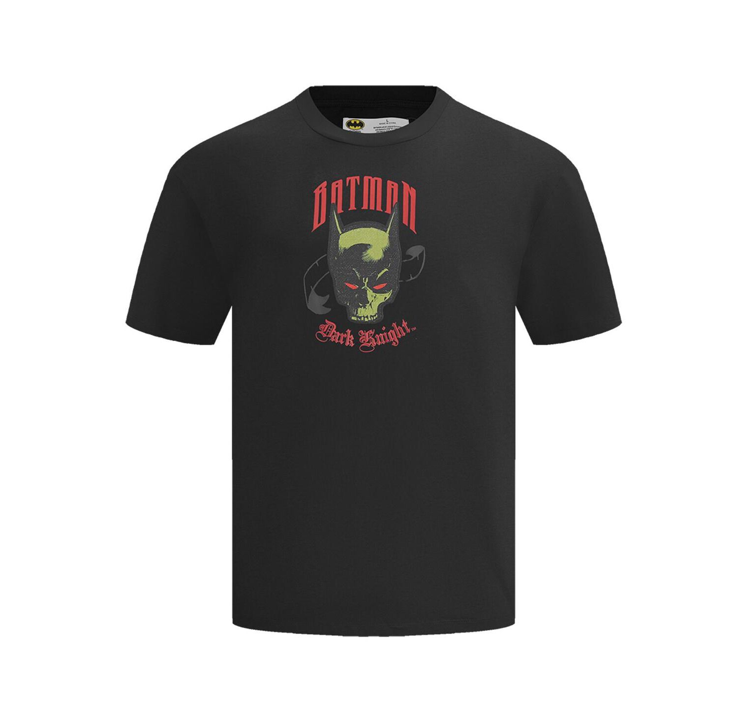 Men's Black Batman Comics Olde English T-Shirt