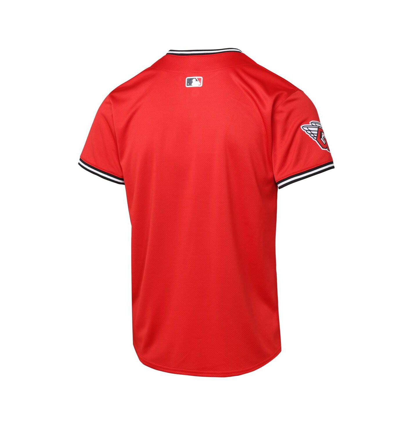 Детский топ Nike Red Cleveland Guardians Alternate 2 Limited Jersey — фото 3
