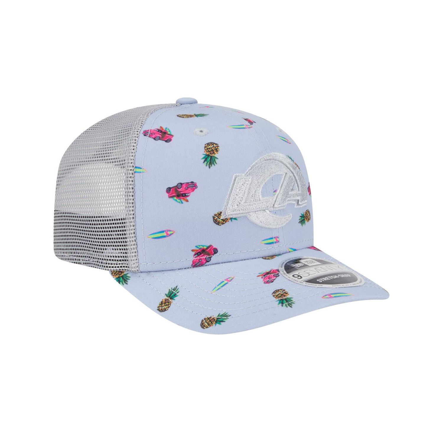 Men's Light Blue Los Angeles Rams Adventure Surfboard 9SEVENTY Adjustable Hat