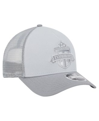 Men's Gray Toronto FC Color Pack 9FORTY M-Crown A-Frame Adjustable Trucker Hat