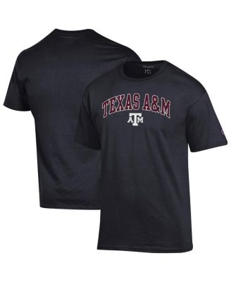 Champion - Men's Black Texas A&M Aggies Arched Logo T-Shirt