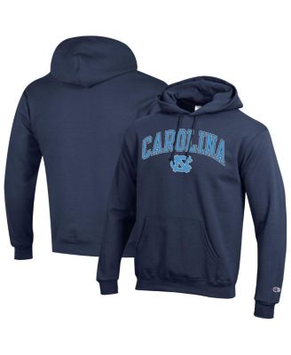 Champion - Men's Navy North Carolina Tar Heels Arch Over Logo Pullover Hoodie
