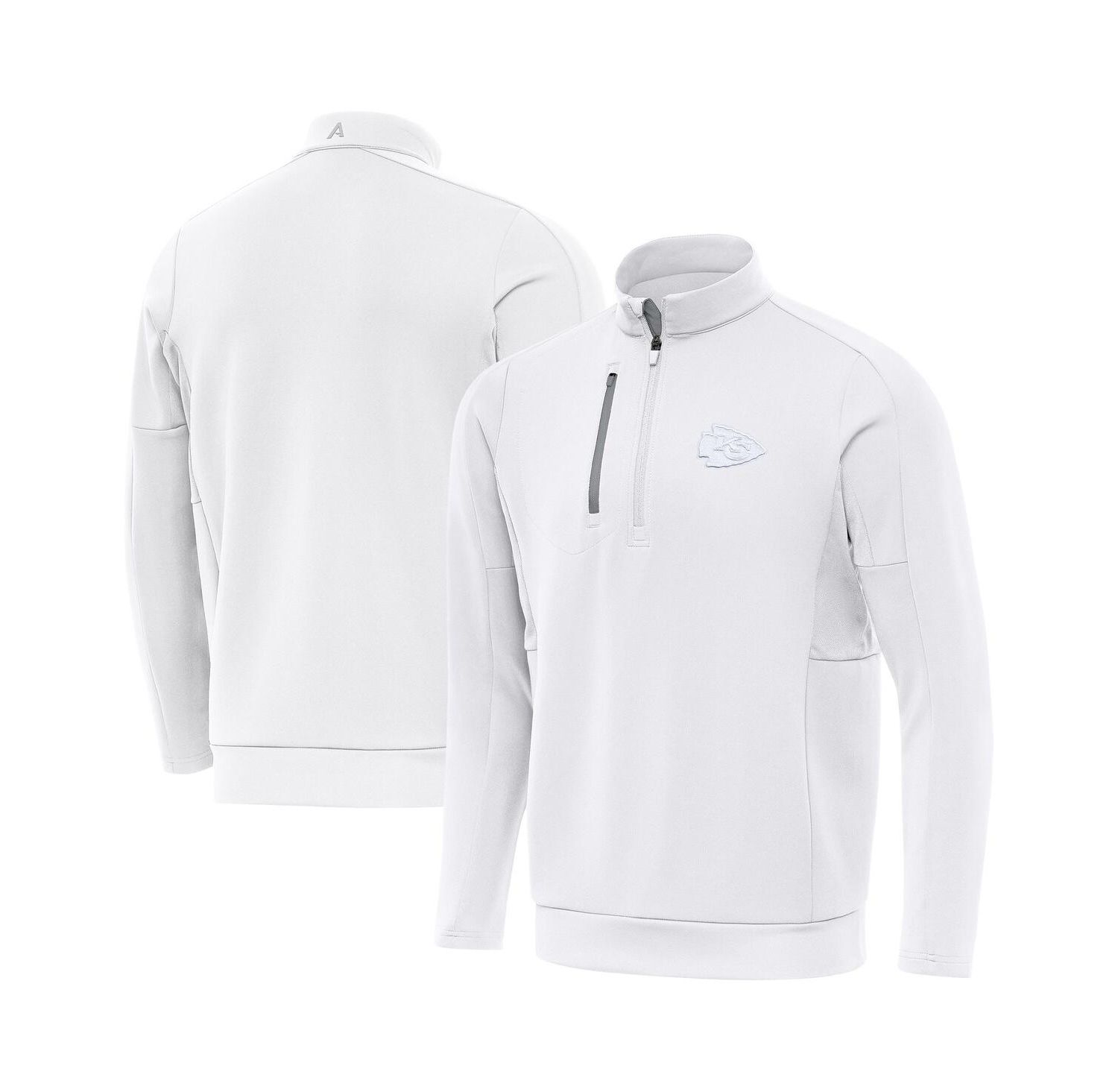 Men's White Kansas City Chiefs Generation Quarter-Zip Sweatshirt