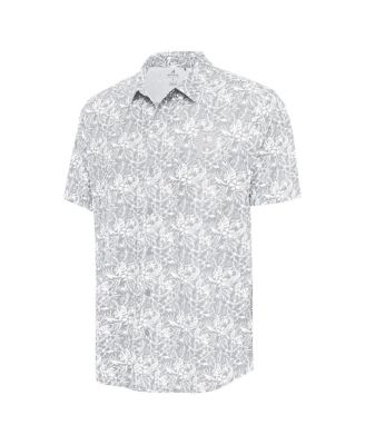 Men's Gray Pittsburgh Pirates Resort Button-Up Shirt