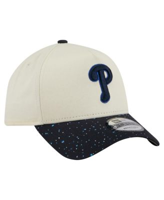 Men's Cream Philadelphia Phillies Speckle A-Frame 9FORTY Adjustable Hat
