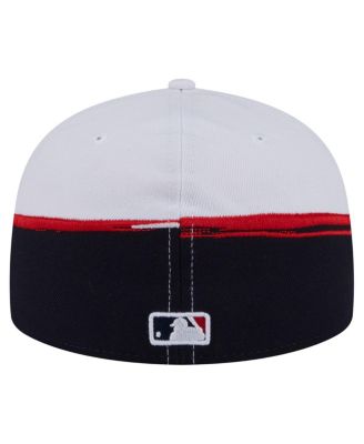 Men's Navy/White Minnesota Twins Paint Stroke 59FIFTY&nbsp;Fitted Hat