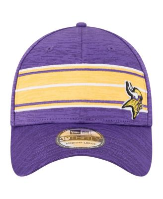 Men's Purple Minnesota Vikings Stripes 39THIRTY Flex Hat