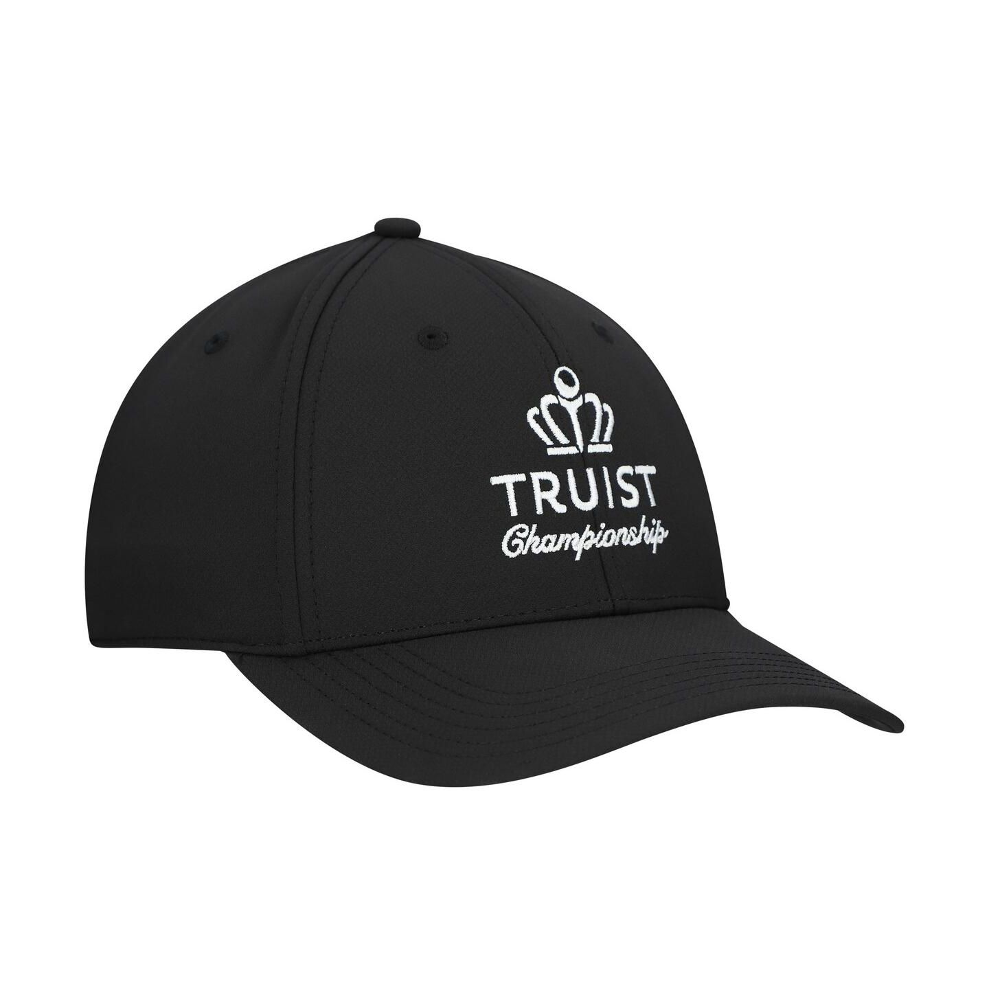 Мужская кепка Ahead Black Truist Championship Stratus Tech Adjustable Hat — фото 3